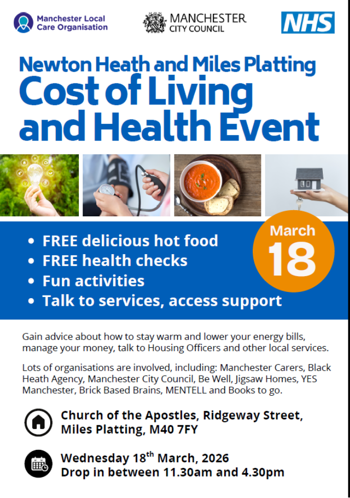 Newton Heath March 26 Event