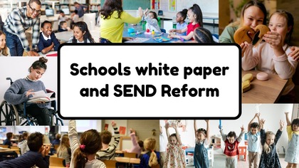 Schools white paper collage