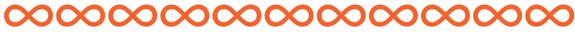 Line divider of infinity symbols