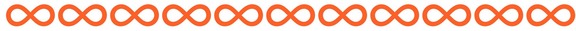 Line divider of infinity symbols