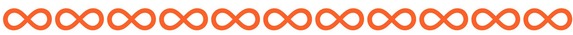 Line divider of infinity symbols
