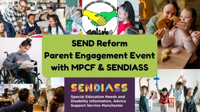 SEND engagement event poster