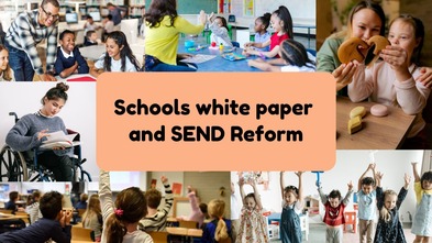 Schools white paper collage