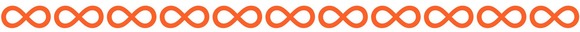 Infinity symbol line divider