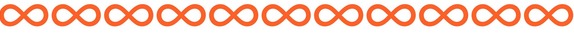 Infinity symbol line divider