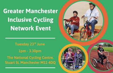 Cycling network event poster