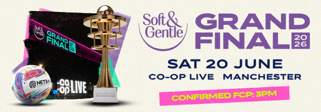Soft & Gentle Netball Final at coop live