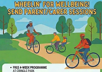 Wheelin' for Wellbeing poster