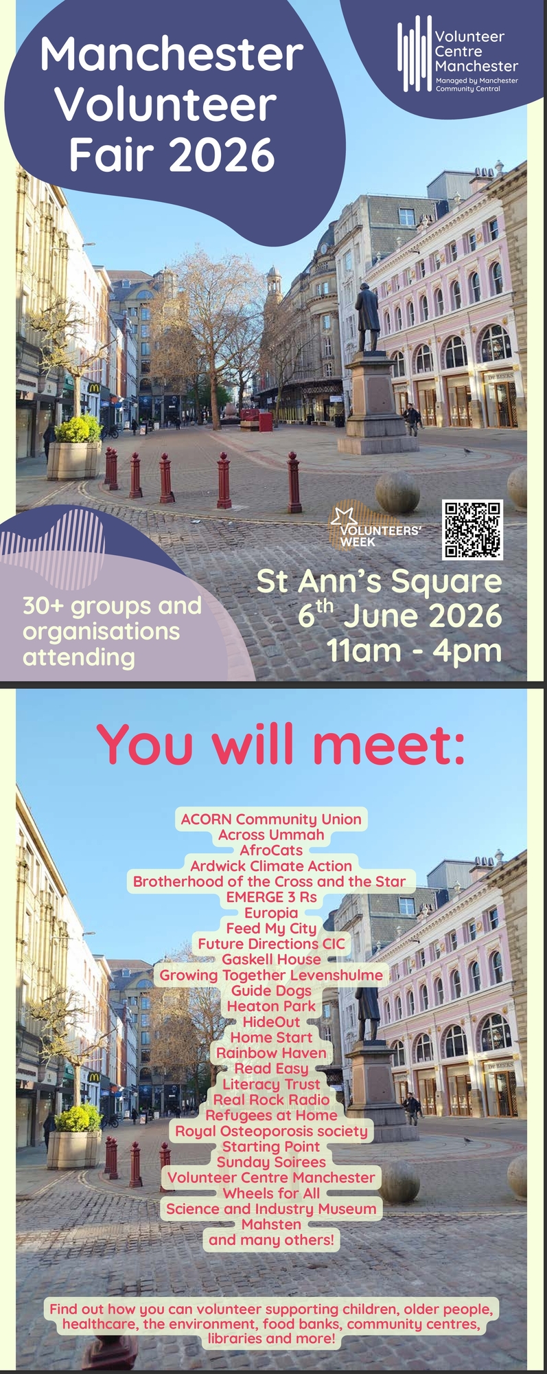 Manchester Volunteer  Fair 2026