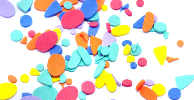 Confetti colours