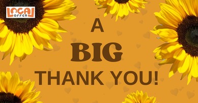 A big thank you