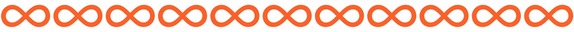 Line of infinity symbols
