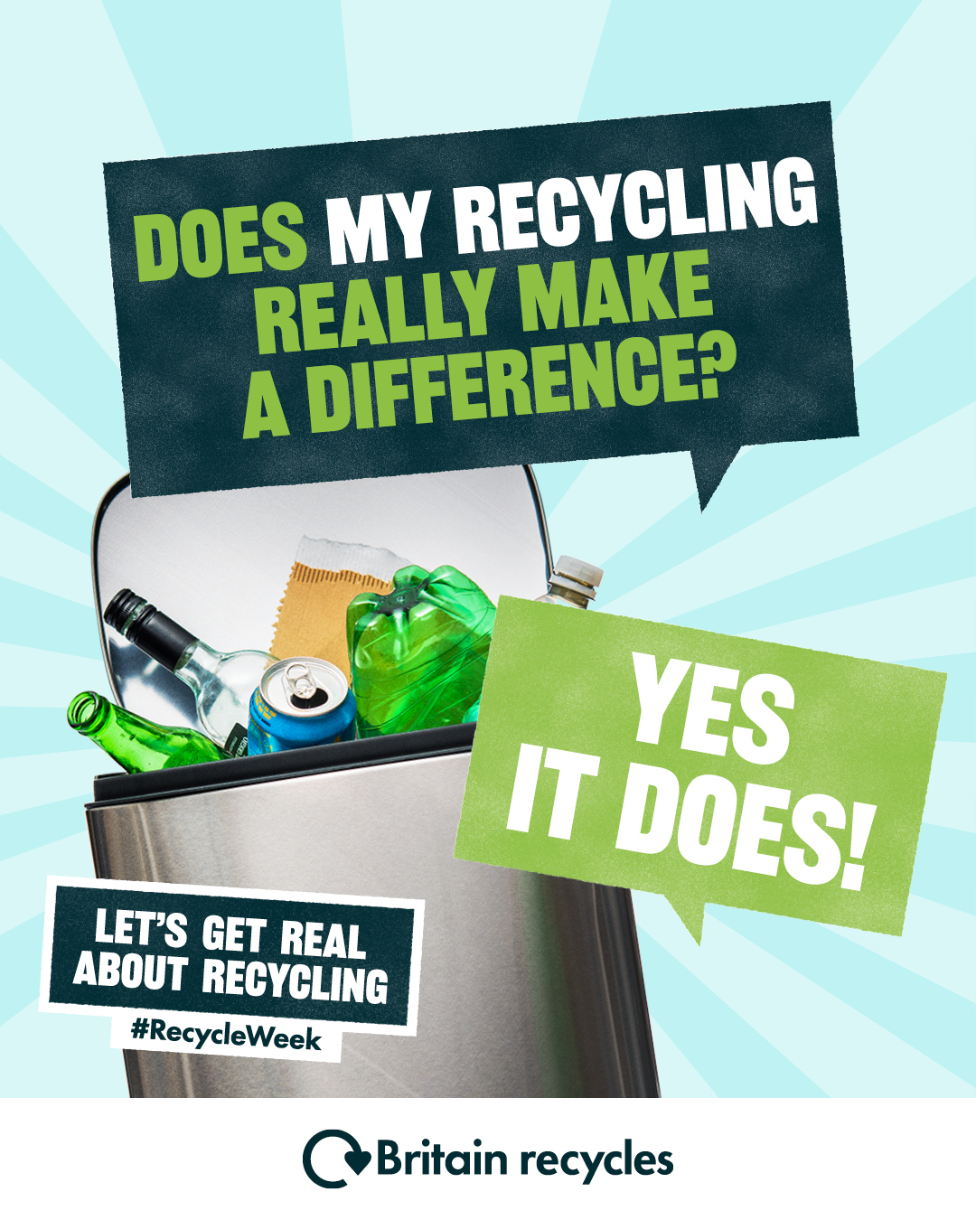 Does my recycling really make a difference? Yes it does! #recycleweek