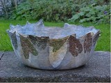 Bowl made from recycled wipes