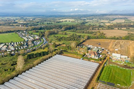 Clock House farms renewable energy heated soft fruit growing system
