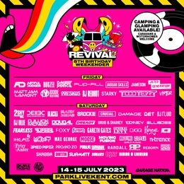 Revival Lineup for Revival in the Park 2023