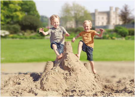 The Beach at Leeds Castle