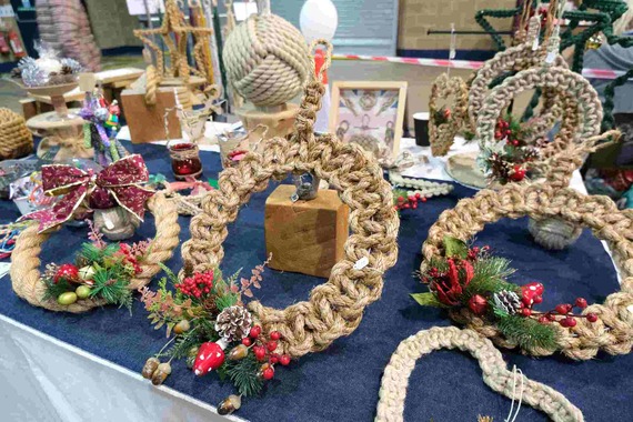 Handmade Wreaths - Christmas Craft Fair