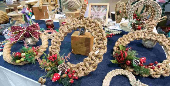 Handmade Wreaths - Christmas Craft Fair
