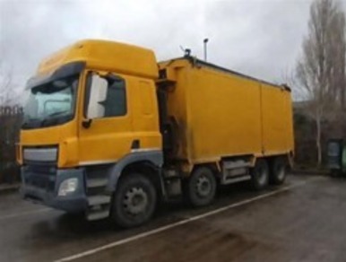 Large vehicle used for illegal tips