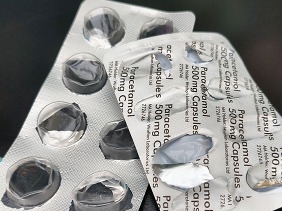 Empty pill blister packets
