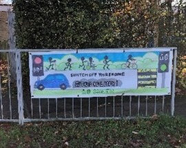 Anti idling banner
