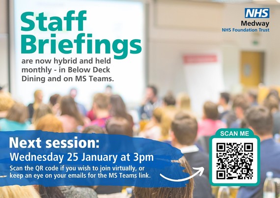 January staff briefing with QR code link 
