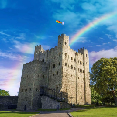 Rochester Castle Medway Pride