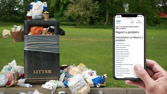 Report a problem overflowing bins