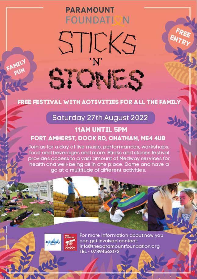 Sticks and Stones festival poster