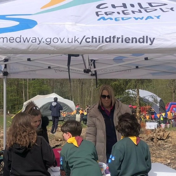 Child-Friendly Medway at the Medway Town Scout Fun Day