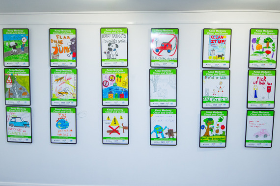 Signs of Youth on display at the Child-Friendly Medway Art Exhibition.