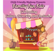 Family Fun Fair Celebrating Culture, Diversity, and Inclusion Social Media Tile 