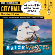 Child-Friendly Medway City Hall #9: Brick Wrecks, Sunken Ships in LEGO Bricks Exhibition