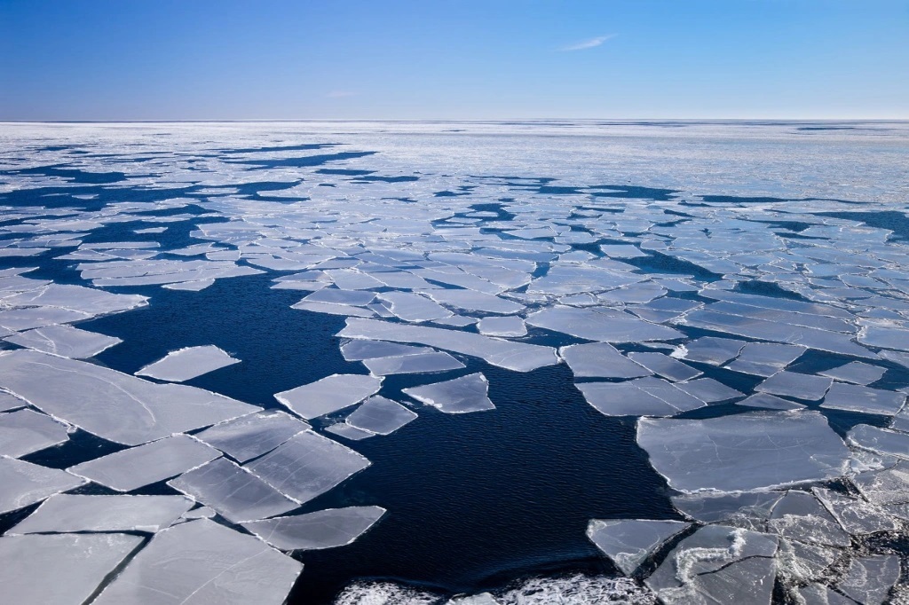 Photo of sea ice