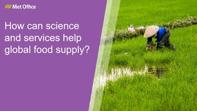 How can science and services help global food supply? - webinar graphic