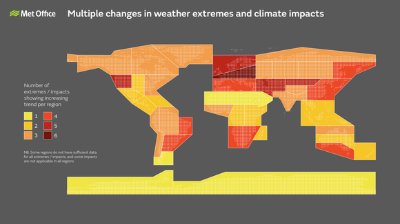 climate extremes map