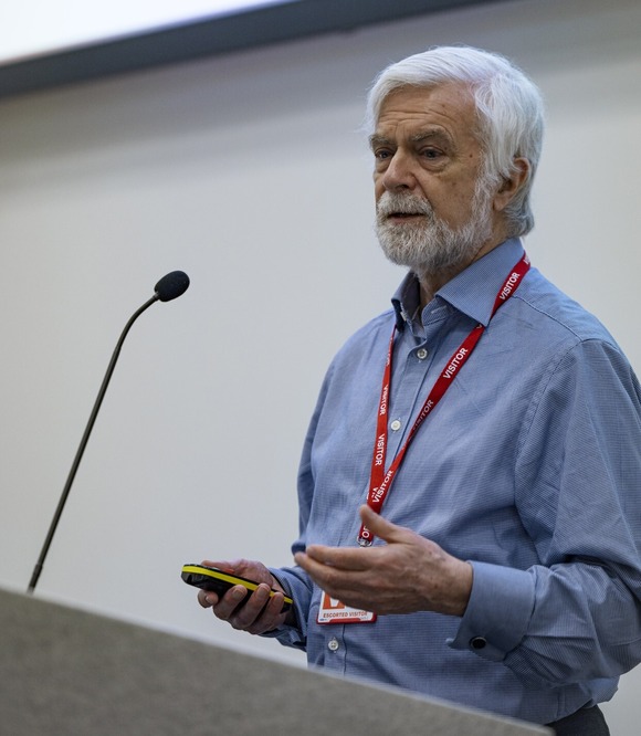 IPCC chair Professor Jim Skea presenting at the Met Office