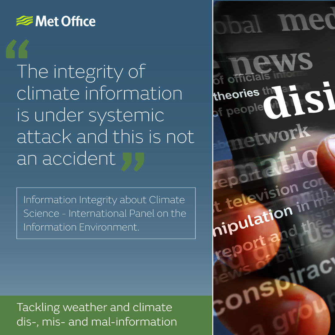 "The integrity of climate information is under systemic attack and this is not an accident"