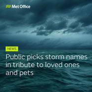 Public picks storm names in tribute to loved ones and pets