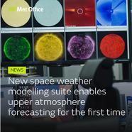 New space weather modelling suite enables upper atmosphere forecasting for the first time