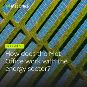 How does the Met Office work with the energy sector?