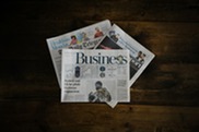 Business news stock image