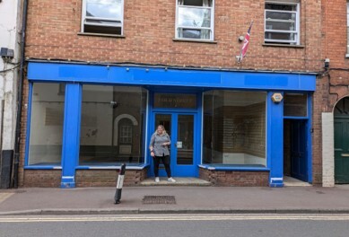 The Violet Bookshop before