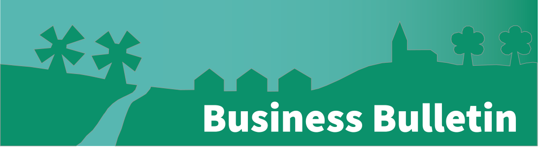 Business bulletin heading resized
