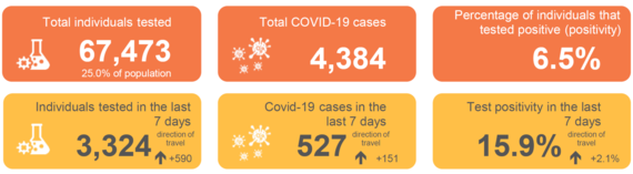 COVID-19 in MK statistics