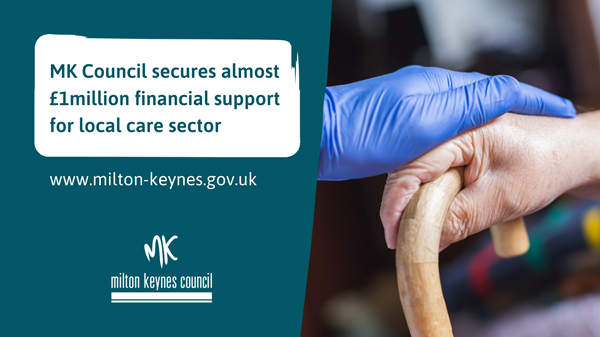 MK Council secures almost £1million financial support for local care sector