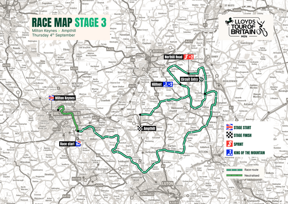 Route announced for Lloyds Tour of Britain Men