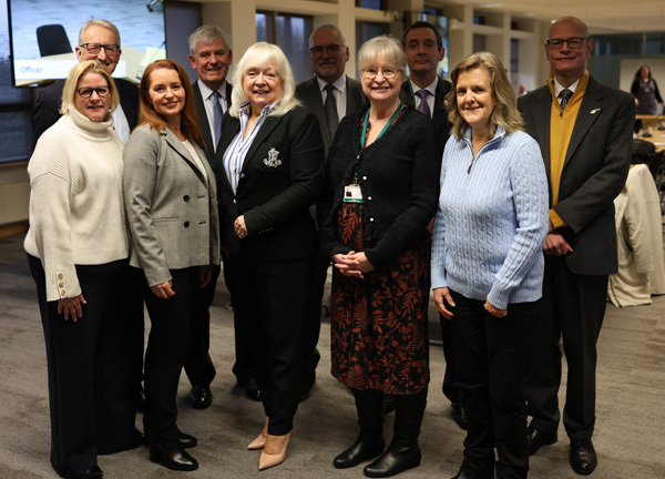 Group of councillors in East Surrey stood together for photograph