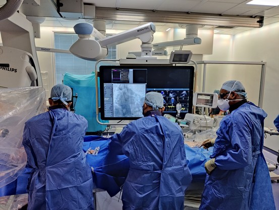 Specialist centre reaches heart-care milestone